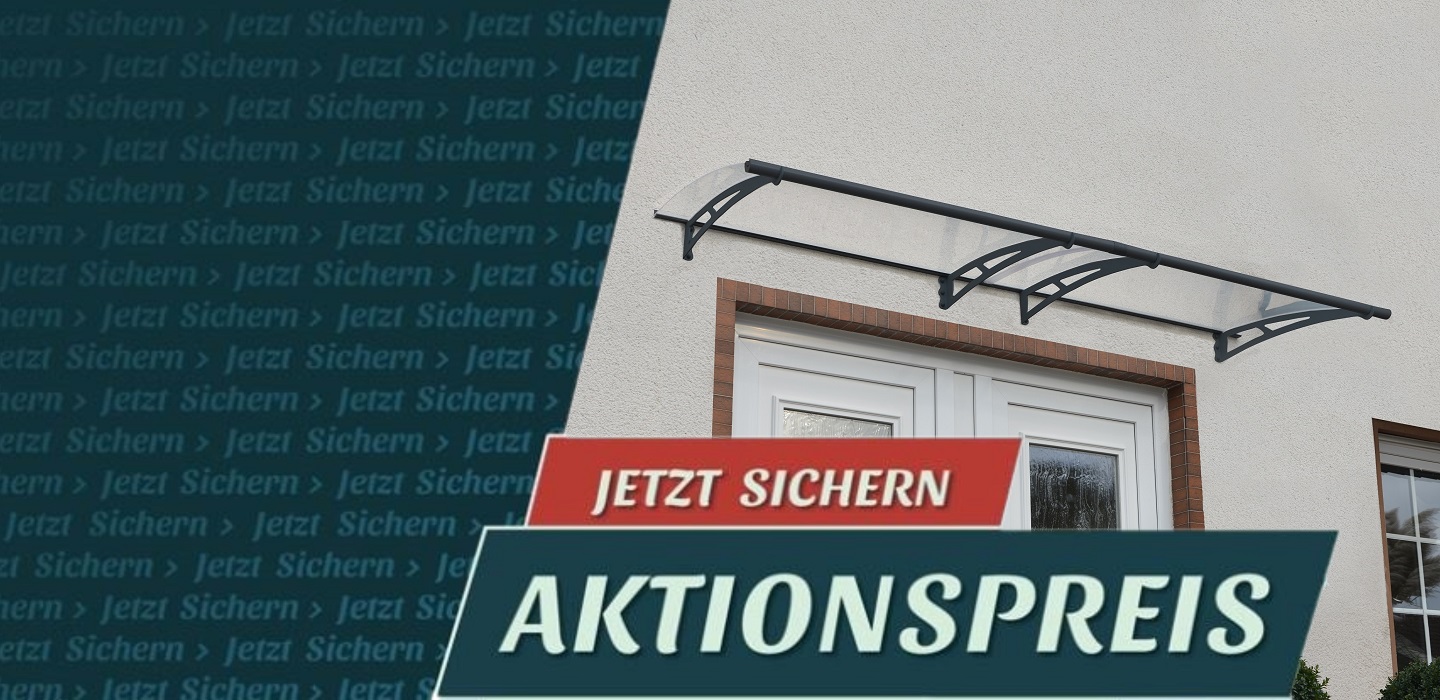 AKTION Türvordächer